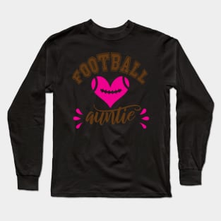 Football auntie Long Sleeve T-Shirt